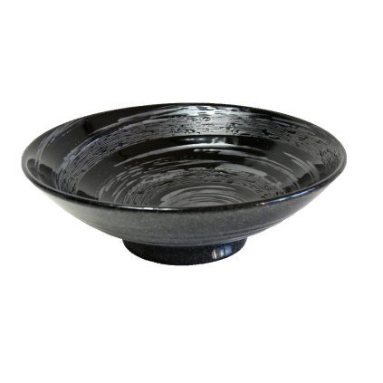 Ramen skleda GUNMETAL SWIRL, 24,5 cm, 900 ml, MIJ