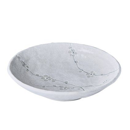 Jedilna skleda WHITE BLOSSOM, 24 cm, 700 ml, MIJ