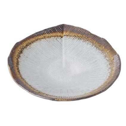 Jedilna skleda AKANE GREY, 23 cm, nepravilne oblike, MIJ
