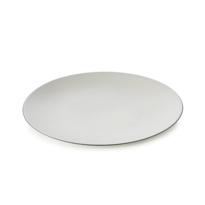 Jedilni krožnik EQUINOXE, set 2 kosov, 31 cm, bel bombaž, REVOL