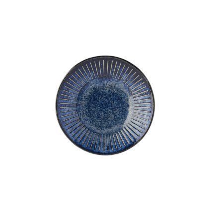 Krožniček RIDGED INDIGO, 12 cm, MIJ