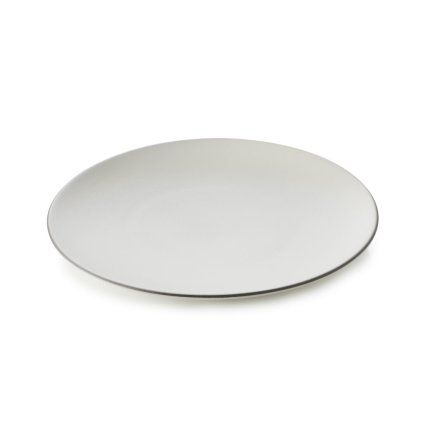 Desertni krožnik EQUINOXE, set 6 kosov, 21,5 cm, bel bombaž, REVOL