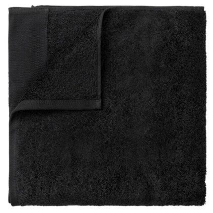180116 osuska do sauny riva blomus cerna 100x200 cm