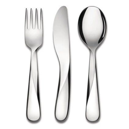Otroški jedilni pribor GIRO, 3 kosi, Alessi