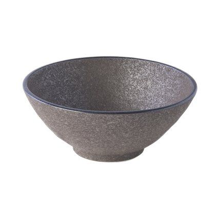 Udon skleda EARTH BLACK, 20 cm, 950 ml, MIJ