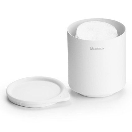Držalo za bombažne blazinice MINDSET, mineralno bela, Brabantia
