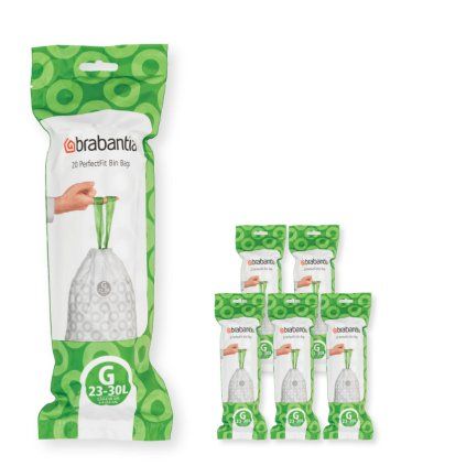 Vreče za smeti G PERFECTFIT, 23-30 l, 120 kosov, Brabantia