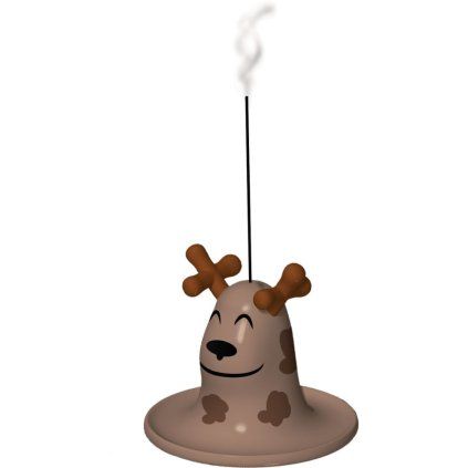 Božična figurica s stojalom za kadilo ALCE, rjava, Alessi