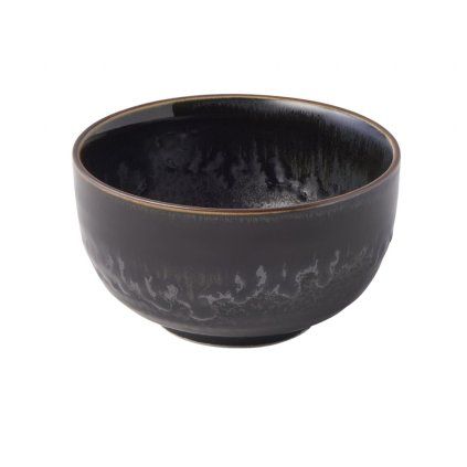 Servirna skleda MATT & SHINY BLACK, 13 cm, 400 ml, MIJ