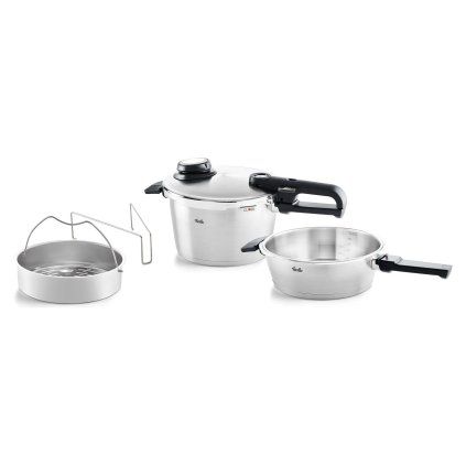 Tlačni lonec VITAVIT PREMIUM, set 2 kosov, 4,5 l in 2,5 l, Fissler