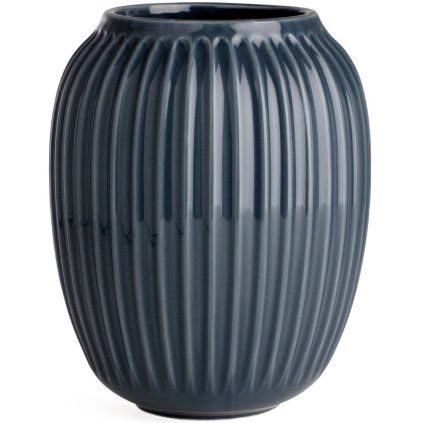 Vaza HAMMERSHOI 21 cm, antracitno siva, Kähler