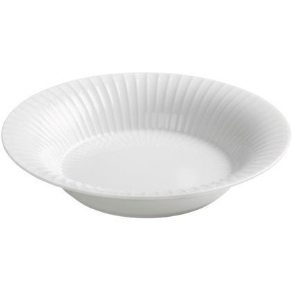 Globok krožnik HAMMERSHOI 21 cm, bela, Kähler
