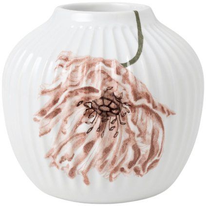 Vaza HAMMERSHOI POPPY Kähler, 13 cm, bela