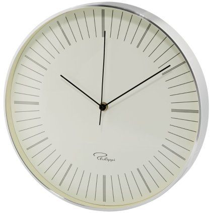 Stenska ura TEMPUS W4 31 cm, bela, Philippi