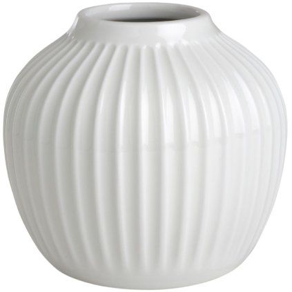Vaza HAMMERSHOI 13 cm, bela, Kähler