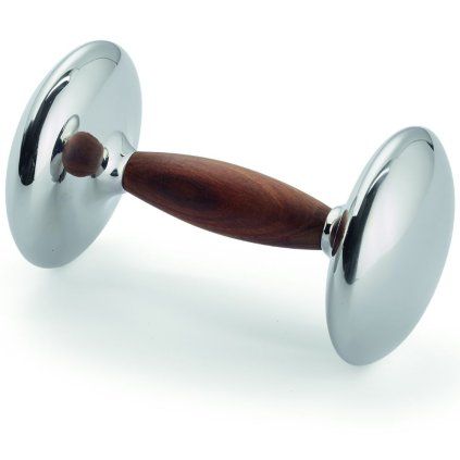 Obtežilnik v obliki uteži STUDIO 17 cm, 2 kg, srebrna, Philippi