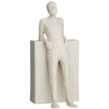 Dekorativna skulptura za dom THE HEDONIST 22 cm, bela, kamnita posoda, Kähler