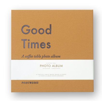 Foto album GOOD TIMES, oranžna, Printworks