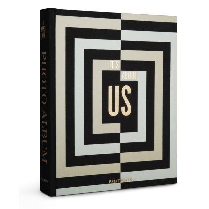 Foto album IT'S ABOUT US, črna, Printworks
