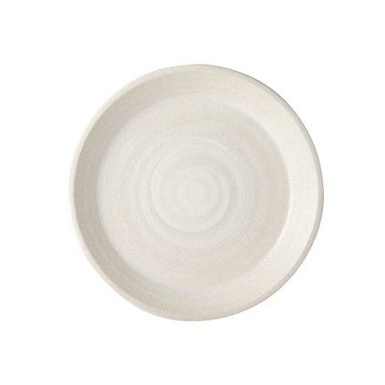 Jedilni krožnik RECYCLED, 27,5 cm, bel pesek, MIJ