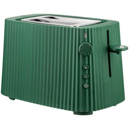 Toaster PLISSÉ, 2 rezini, zelena, Alessi
