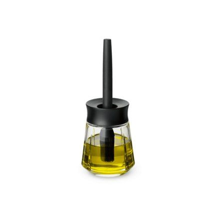 Kozarec za mariniranje s čopičem GRAND CRU, Rosendahl, 250 ml, črna