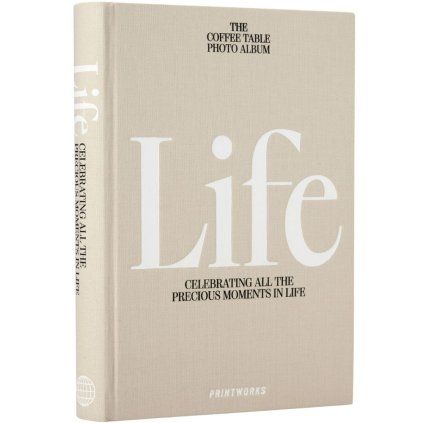 Foto album LIFE, bež, Printworks
