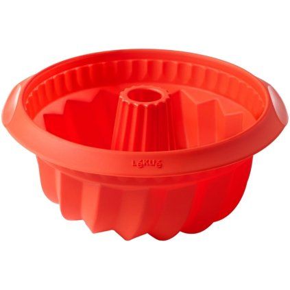 Pekač za šarkelj 22 cm, rdeči, silikon, Lékué