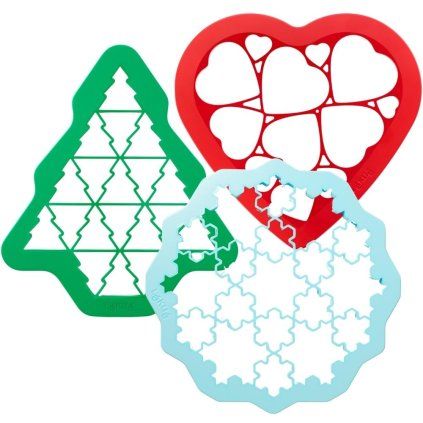 Rezalniki za piškote, set 3 kosov, Lékué