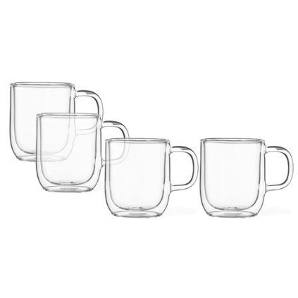 Stekleni lonček za čaj CLASSIC, set 4 kosov, 100 ml, Viva Scandinavia