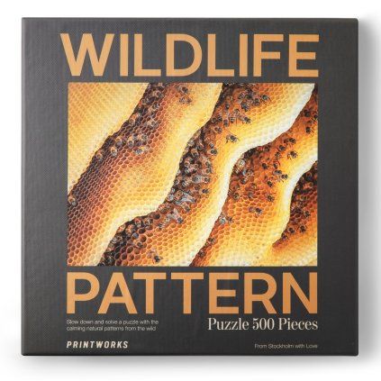 Puzzle WILDIFE PATTERNS BEE, 500 kos, Printworks