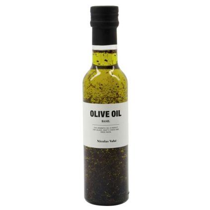 Oljčno olje z baziliko, 250 ml, Nicolas Vahé