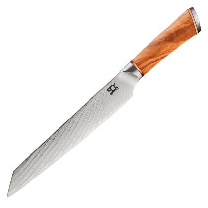 Nož za rezanje SOK OLIVE SUNSHINE DAMASCUS, 19 cm, Dellinger