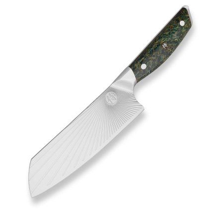 Santoku nož SANDVIK GREEN NORTHERN SUN, 18,5 cm, Dellinger