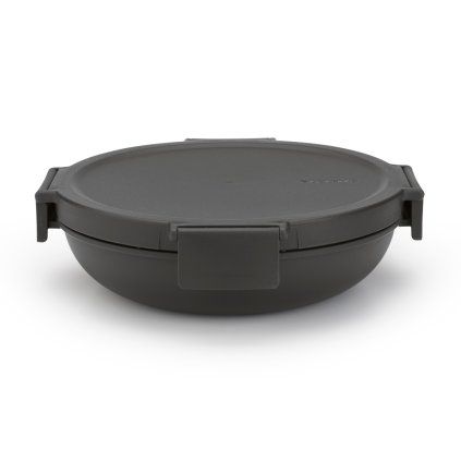 Skleda za malico MAKE & TAKE, 1 l, temno siva, Brabantia