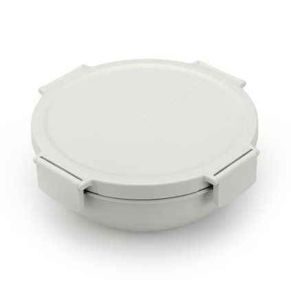 Skleda za malico MAKE & TAKE, 1,3 l, svetlo siva, Brabantia