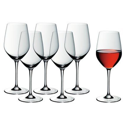 Kozarec za rdeče vino EASY PLUS, set 6 kosov, 450 ml, WMF