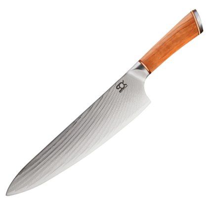 Kuharski nož SOK OLIVE SUNSHINE DAMASCUS, 23 cm, Dellinger