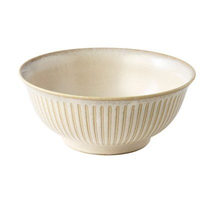 Udon skleda RIDGED ALABASTER, 18 cm, MIJ