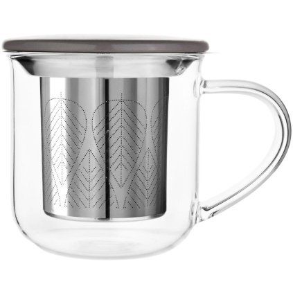 Lonček z infuzorjem MINIMA EVA, 400 ml, volneno siva, Viva Scandinavia
