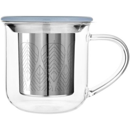 Skodelica za čaj MINIMA EVA 400 ml, s filtrom in modrim pokrovom, Viva Scandinavia
