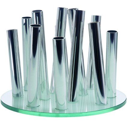 Vaza BOUQUET, 22,5 cm, srebrna, Philippi