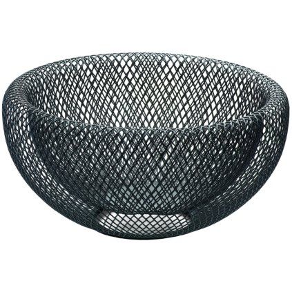 Skleda za sadje MESH, 25 cm, črna, Philippi