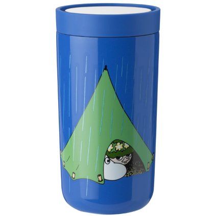 Termo lonček TO GO CLICK MOOMIN CAMPING 200 ml, modra, Stelton