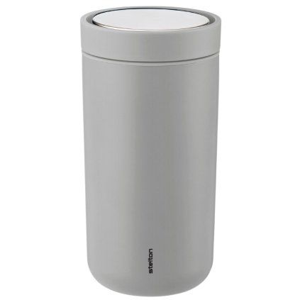 Termo lonček TO GO CLICK 200 ml, mat svetlo siva, Stelton