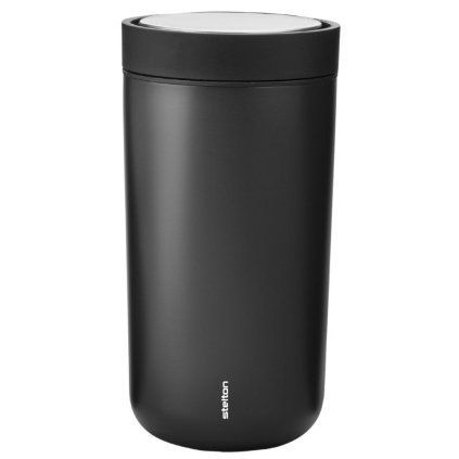 Termo lonček TO GO CLICK 200 ml, sijajna črna, Stelton