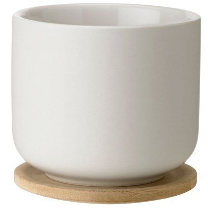 Šalica s podstavkom THEO, 200 ml, pesek, Stelton