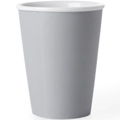 Skodelica ANYTIME ANDY 300 ml, siva, porcelan, Viva Scandinavia