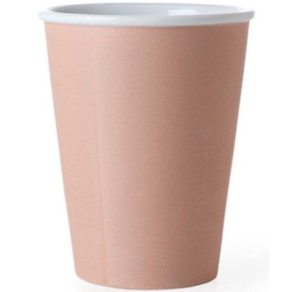 Skodelica ANYTIME ANDY 300 ml, roza, porcelan, Viva Scandinavia