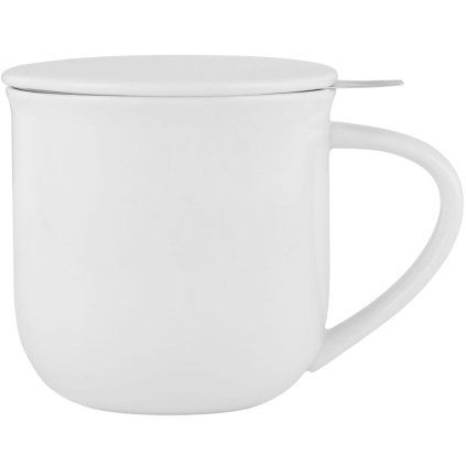 Vrč z infuzorjem za čaj MINIMA EVA 350 ml, bela, porcelan, Viva Scandinavia
